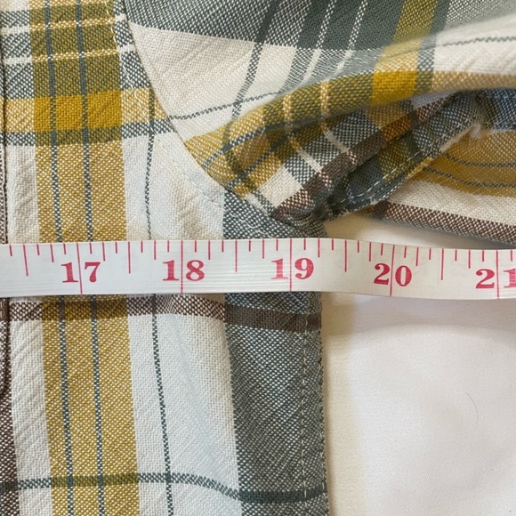 Mens The North Face size small yellow/green Hayden Pass 2.0 plaid button up - Picture 8 of 12